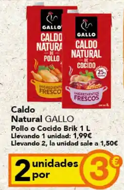 Gadis GALLO Caldo Natural oferta