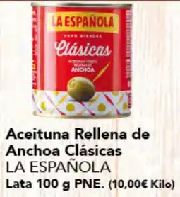 Gadis LA ESPAÑOLA Aceituna Rellena de Anchoa Clásicas oferta