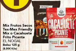 Gadis EL NOGAL Mix Frutos Secos Tex-Mex Friendly Mix o Cacahuete Frito Picante oferta