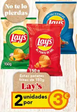 Gadis LAY'S Estas patatas fritas de oferta