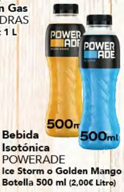 Gadis POWERADE Bebida Isotónica Ice Storm o Golden Mango oferta