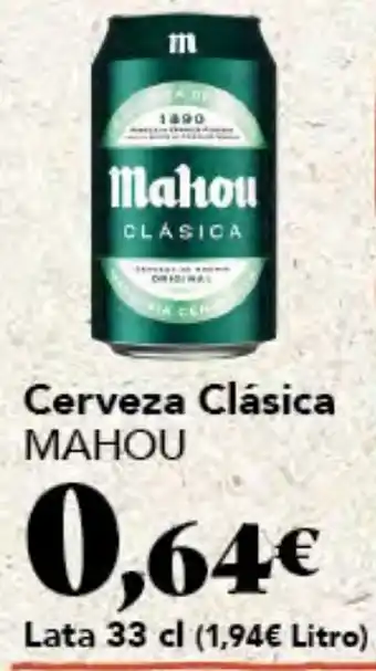 Gadis MAHOU Cerveza Clásica oferta