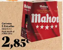 Gadis MAHOU Cerveza 5 Estrellas oferta