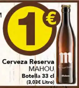 Gadis MAHOU Cerveza Reserva oferta