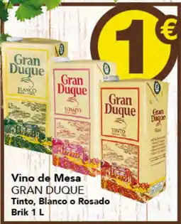 Gadis GRAN DUQUE Vino de Mesa Tinto, Blanco o Rosado oferta