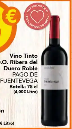 Gadis PAGO DE FUENTEVEGA Vino Tinto D.O. Ribera del Duero Roble Fuentevega oferta