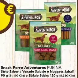 Gadis PURINA Snack Perro Adventuros Strip Sabor a Venado Salvaje o Nuggets Jabalí oferta