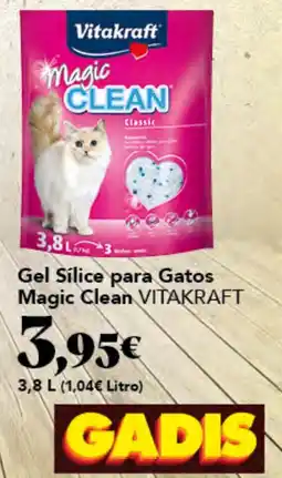 Gadis VITAKRAFT Gel Silice para Gatos Magic Clean oferta