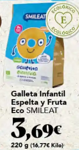 Gadis SMILEAT Galleta Infantil Espelta y Fruta Eco oferta