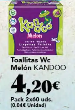 Gadis KANDOO Toallitas Wc Melón oferta