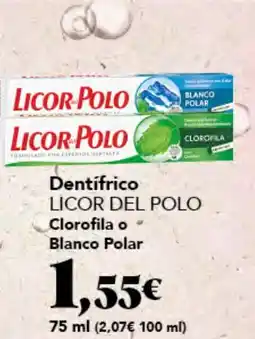 Gadis LICOR DEL POLO Dentifrico Clorofila o Blanco Polar oferta