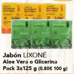 Gadis LIXONÉ Jabón Aloe Vera o Glicerina oferta