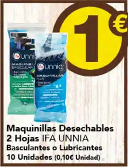 Gadis IFA UNNIA Maquinillas Desechables 2 Hojas Basculantes o Lubricantes oferta