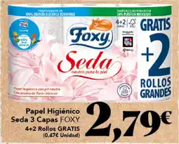 Gadis FOXY Papel Higiénico Seda 3 Capas oferta