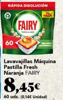 Gadis FAIRY Lavavajillas Máquina Pastilla Fresh Naranja oferta