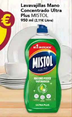 Gadis MISTOL Lavavajillas Mano Concentrado Ultra Plus oferta