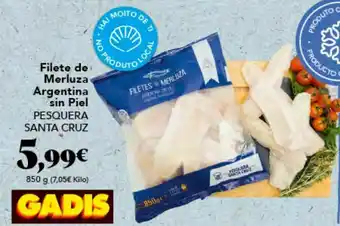 Gadis Filetes de merluza pesquera oferta