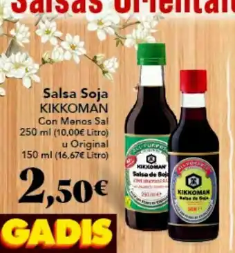 Gadis Salsa de soja kikkoman oferta