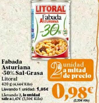 Gadis Fabada asturiana litoral oferta