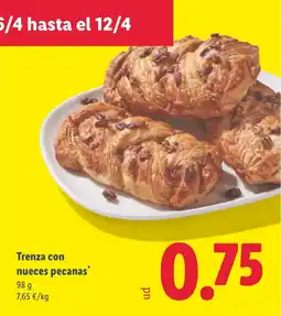 Lidl Trenza con nueces pecanas oferta