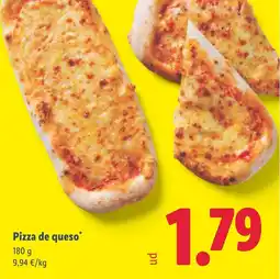 Lidl Pizza de queso oferta