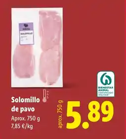 Lidl Solomillo de pavo oferta