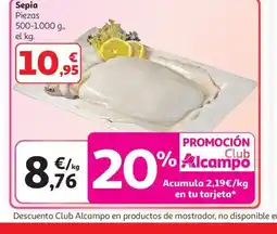 Alcampo Sepia oferta