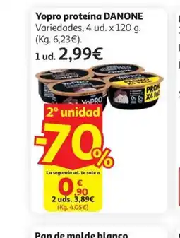 Alcampo DANONE Yopro proteína oferta