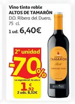 Alcampo ALTOS DE TAMARÓN Vino tinto roble oferta