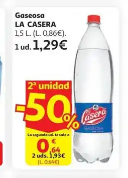 Alcampo LA CASERA Gaseosa oferta