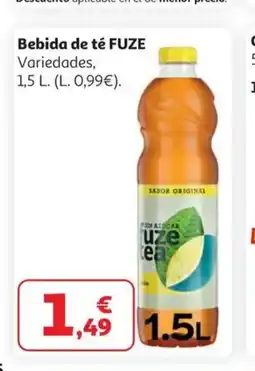 Alcampo FUZE Bebida de té oferta