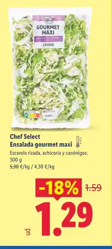 Lidl Chef Select Ensalada gourmet maxi oferta