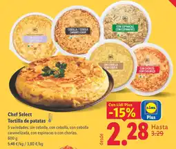 Lidl Chef Select Tortilla de patatas oferta