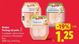 Lidl DULANO Pechuga de pollo oferta