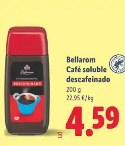 Lidl BELLAROM Café soluble descafeinado oferta