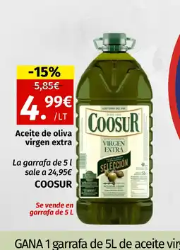 Maskom Supermercados COOSUR Aceite de oliva virgen extra oferta