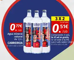 Maskom Supermercados CABREIROA Agua mineral natural oferta