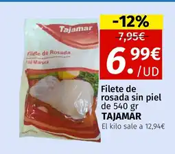 Maskom Supermercados TAJAMAR Filete de rosada sin piel oferta