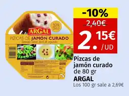 Maskom Supermercados ARGAL Pizcas de jamón curado oferta