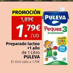Maskom Supermercados PULEVA Preparado lacteo +1 año oferta