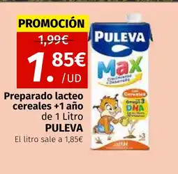 Maskom Supermercados PULEVA Preparado lacteo cereales +1 año oferta