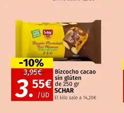 Maskom Supermercados SCHAR Bizcocho cacao sin glúten oferta