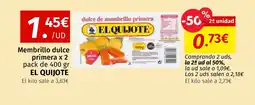 Maskom Supermercados EL QUIJOTE Membrillo dulce primera oferta