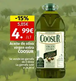 Maskom Supermercados COOSUR Aceite de oliva virgen extra oferta