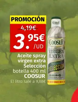 Maskom Supermercados COOSUR Aceite spray virgen extra Selección oferta