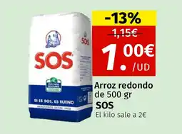 Maskom Supermercados SOS Arroz redondo oferta