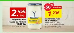 Maskom Supermercados YBARRA Mayonesa en frasco oferta