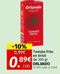 Maskom Supermercados ORLANDO Tomate frito en brick oferta