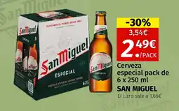 Maskom Supermercados SAN MIGUEL Cerveza especial oferta