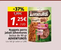 Maskom Supermercados ADVENTUROS Nuggets perro jabalí adventuros oferta